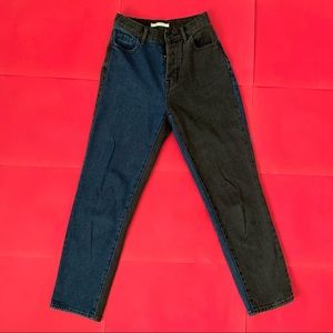PACSUN two-tone straight leg jeans